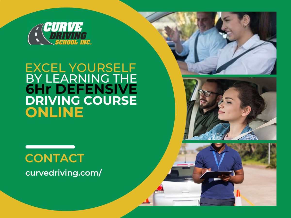 Excel yourself by learning the 6HR defensive driving course online